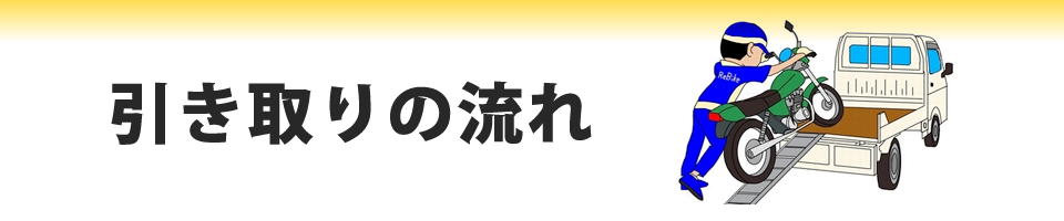 引き取りの流れ